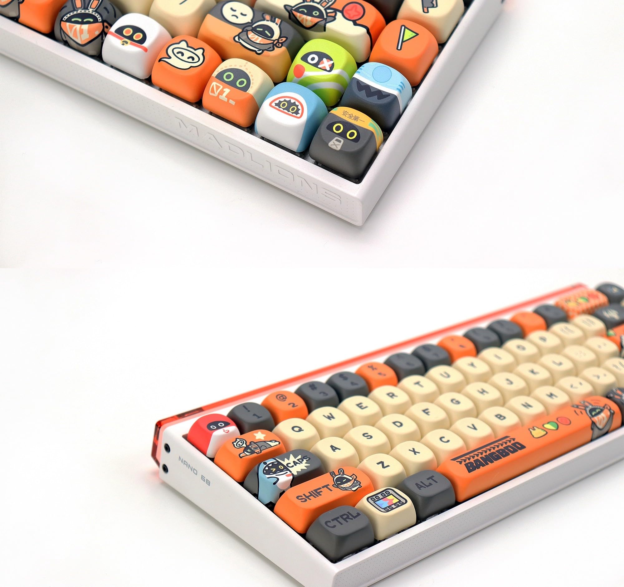 Amazon.co.jp: ゼンレスゾーンゼロ ボンプ キーキャップ PBT 五面熱